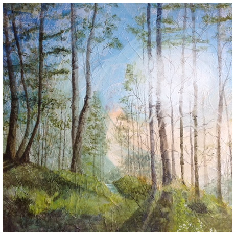 'Hidden Valley' mixed media