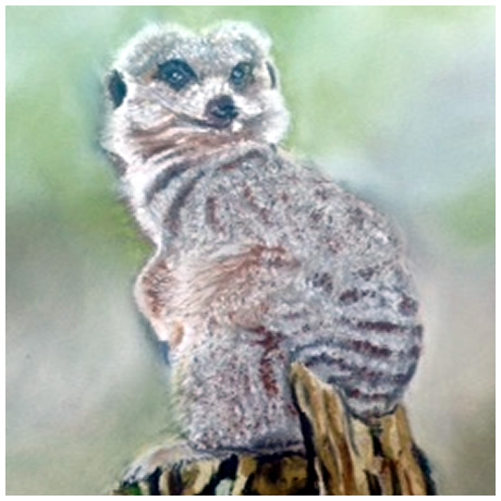 'Merely checking' pastel